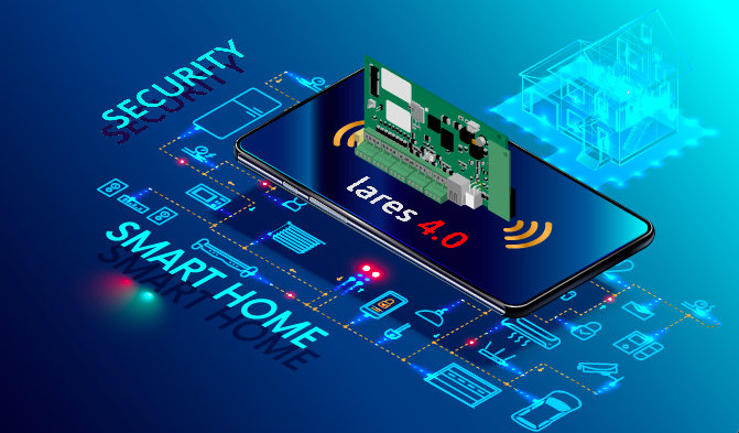 Ksenia Security's lares 4.0 control panel has great potential
